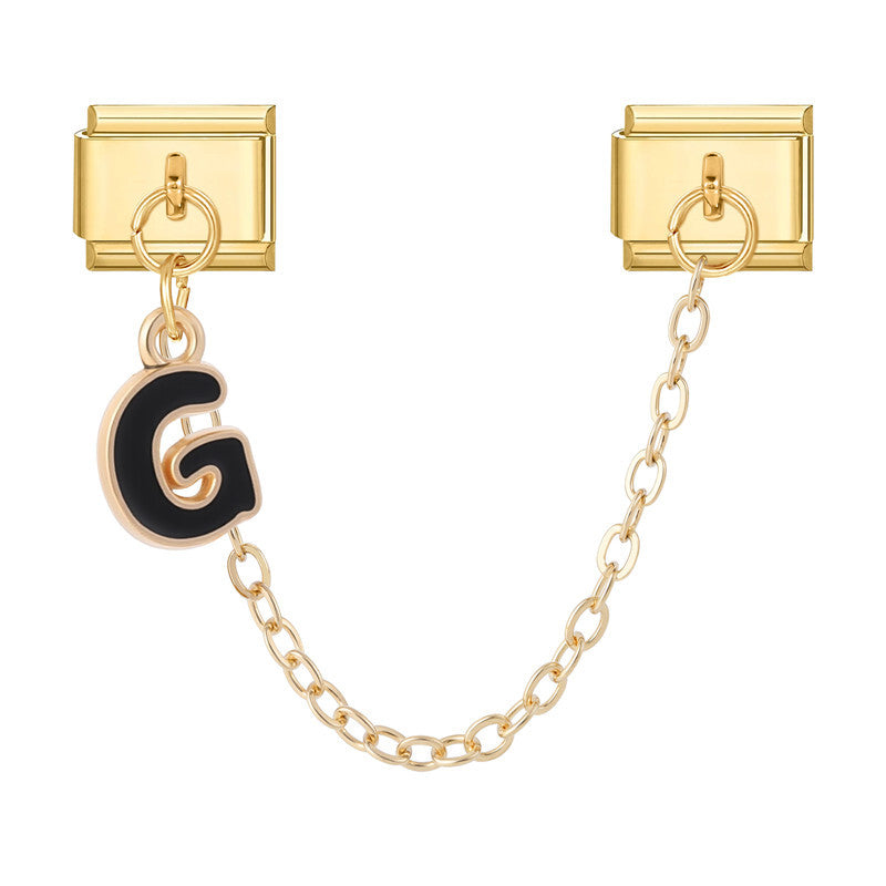 Letter A-Z Gold Chain