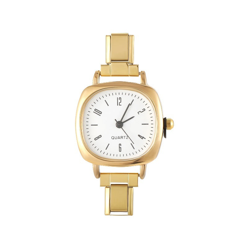 Charm Watch-Square White Dial