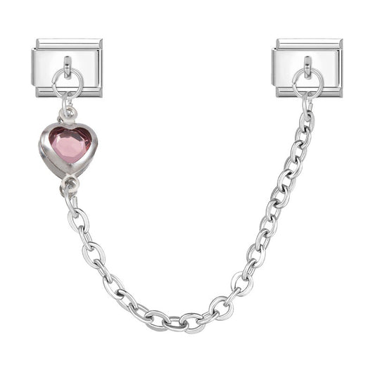 Colored heart chain
