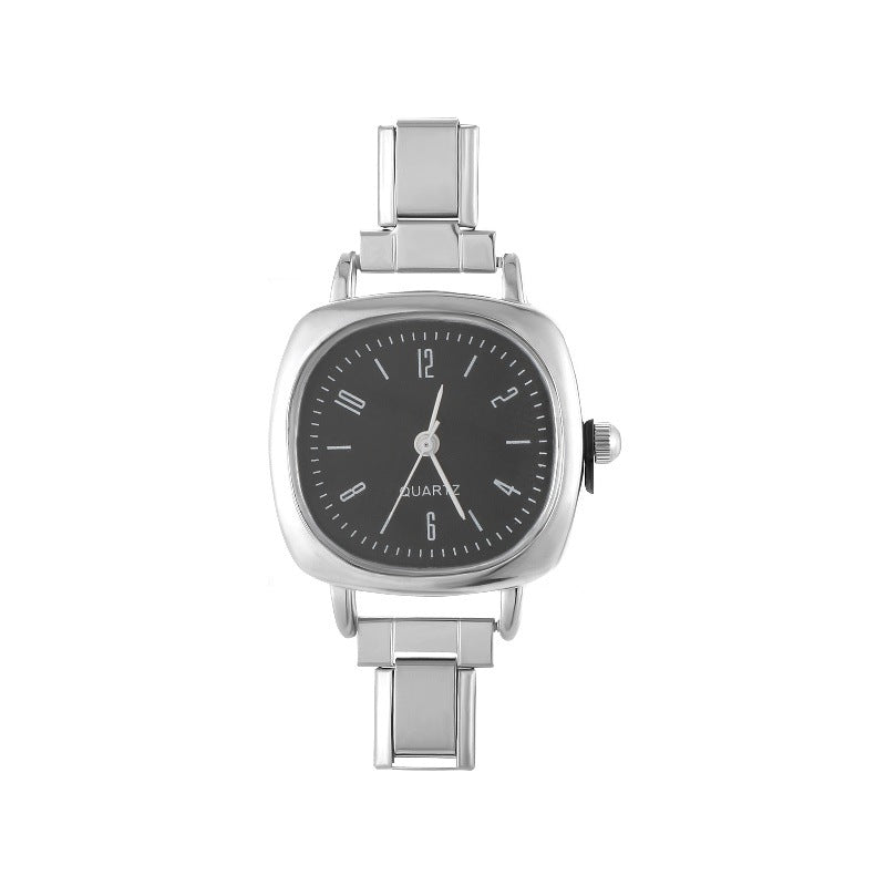 Charm Watch-Square Black Dial