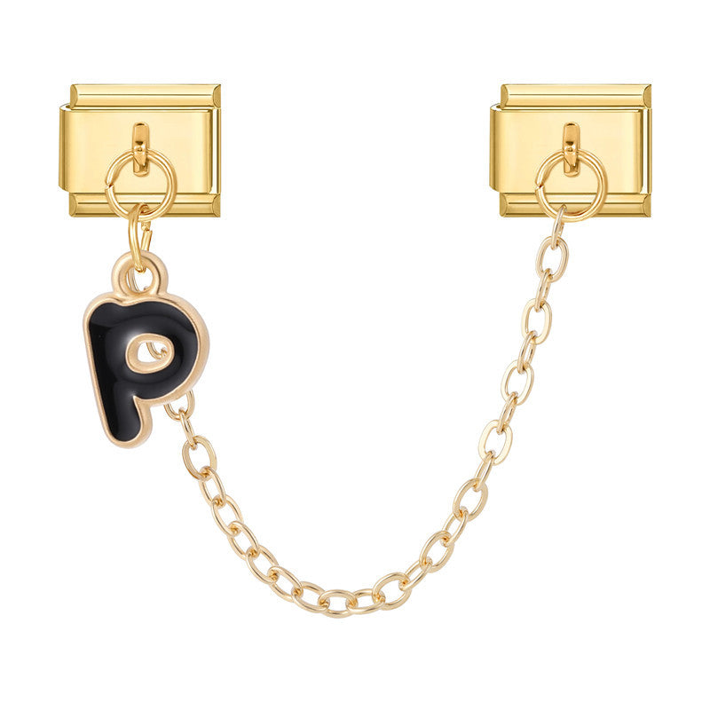 Letter A-Z Gold Chain