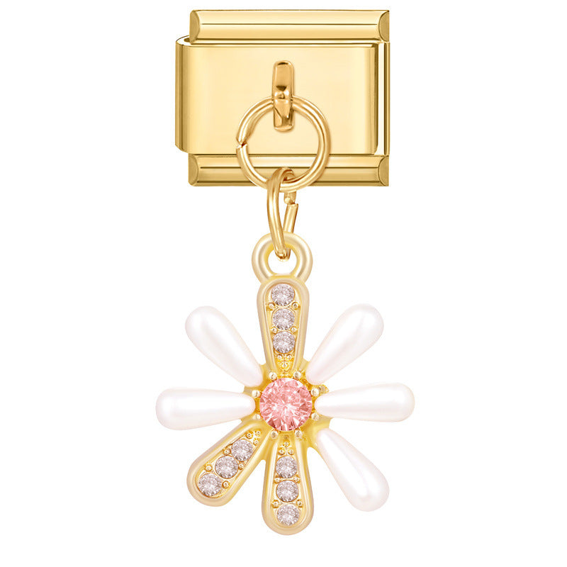 Pink Diamond Pearl Daisy