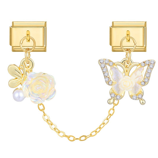 Rose butterfly chain