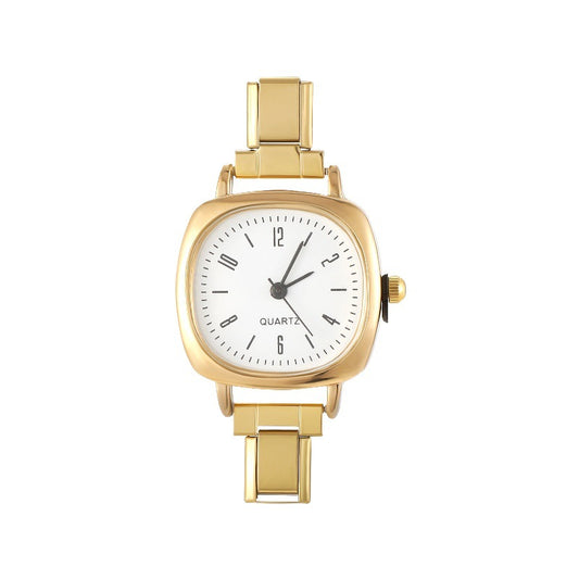 Charm Watch-Square White Dial