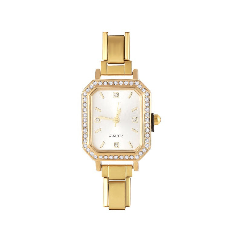 Charm Watch-White Diamond Dial