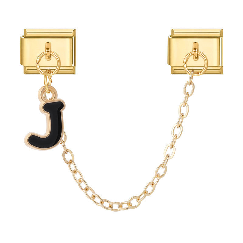 Letter A-Z Gold Chain