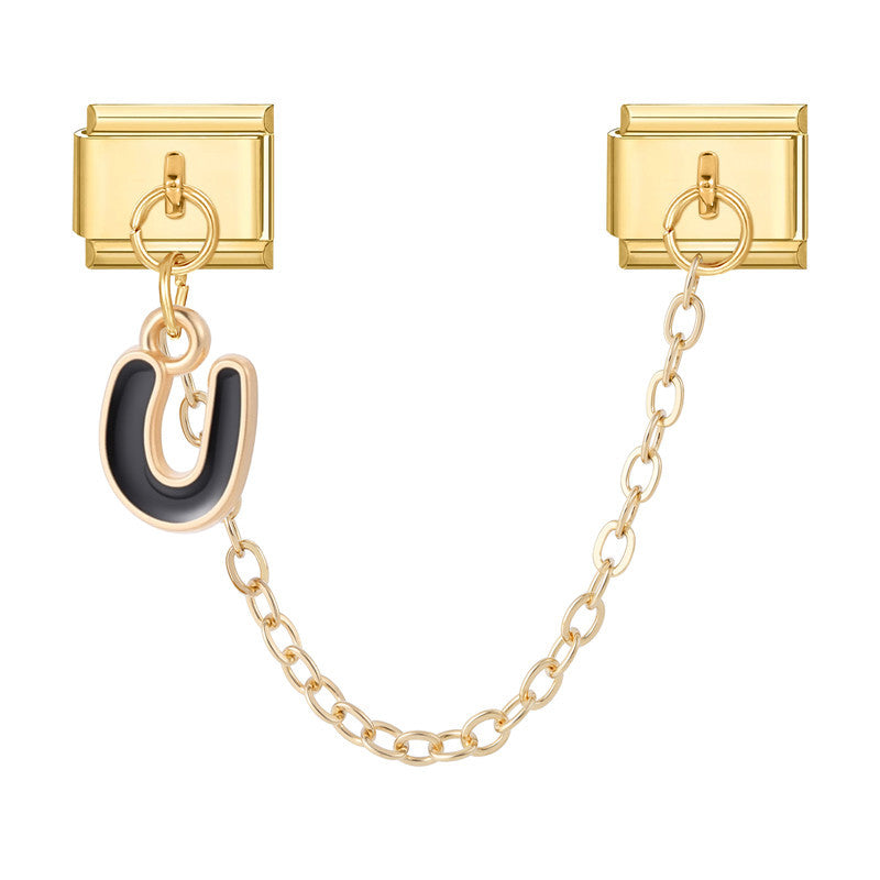 Letter A-Z Gold Chain