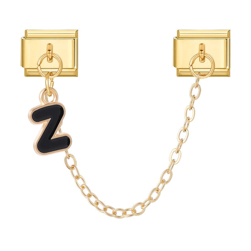 Letter A-Z Gold Chain