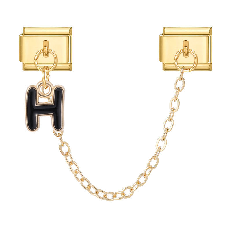 Letter A-Z Gold Chain