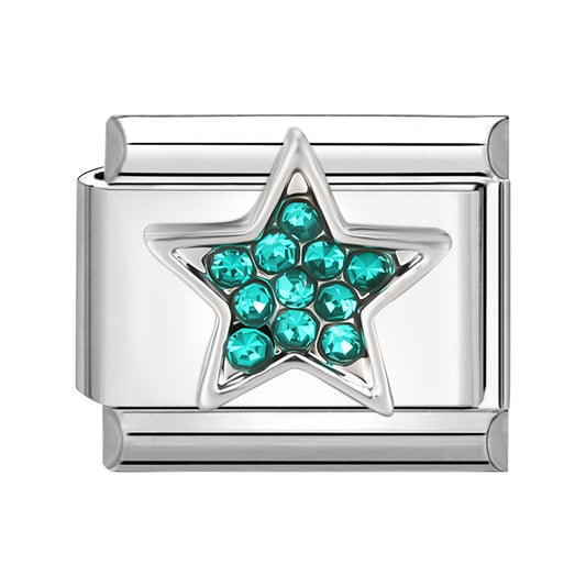 Blue and Green Stars