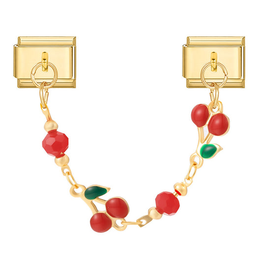 Red cherry chain