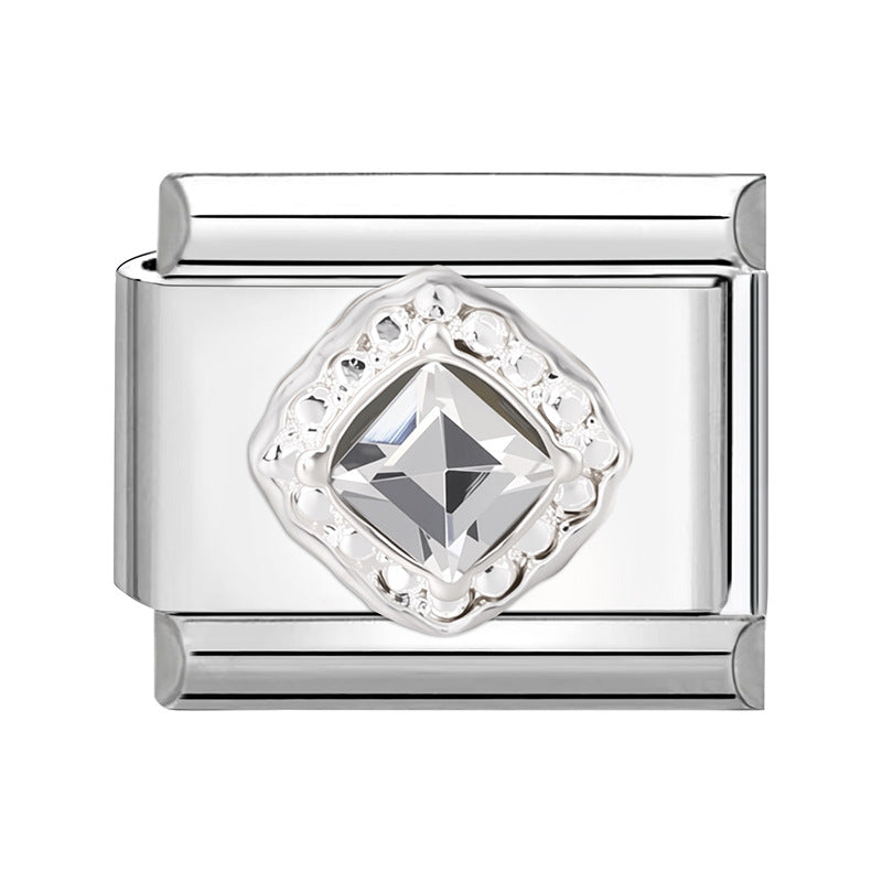 White diamond cube