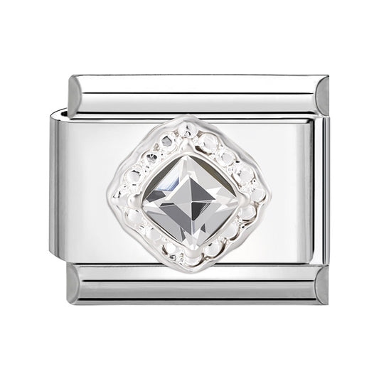 White diamond cube