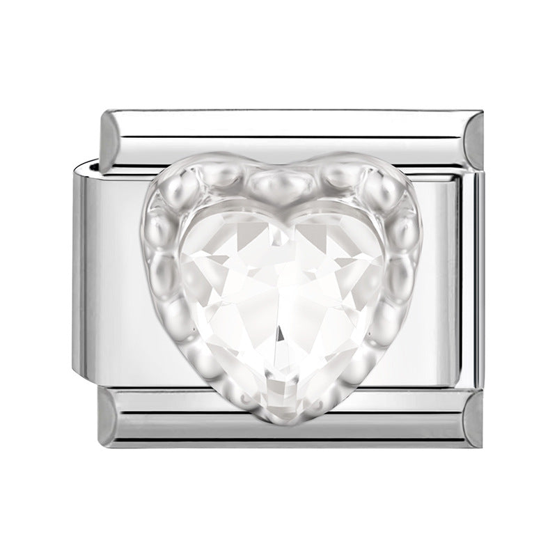 White Diamond Heart