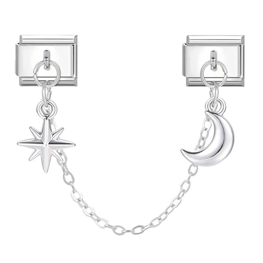The four-pointed star moon chain