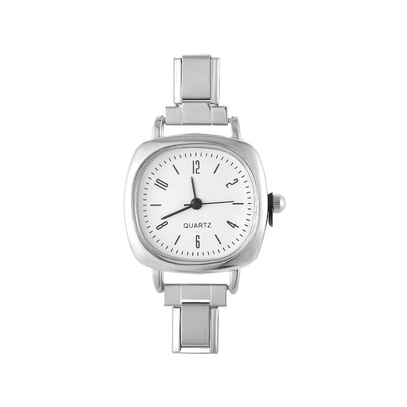 Charm Watch-Square White Dial