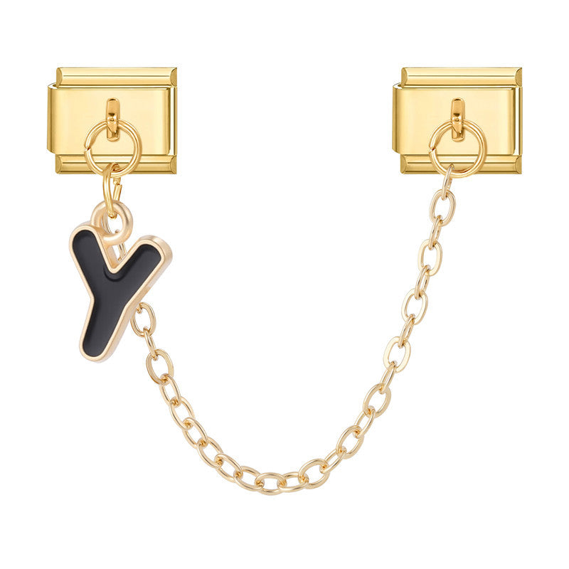 Letter A-Z Gold Chain