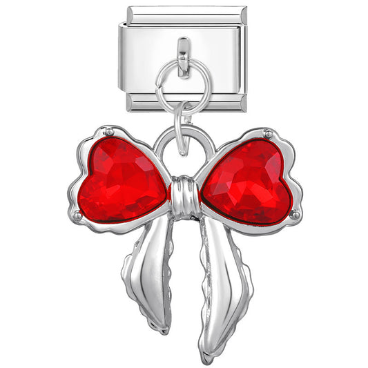 Red diamond bow tie