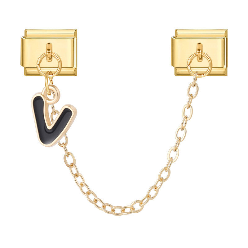 Letter A-Z Gold Chain